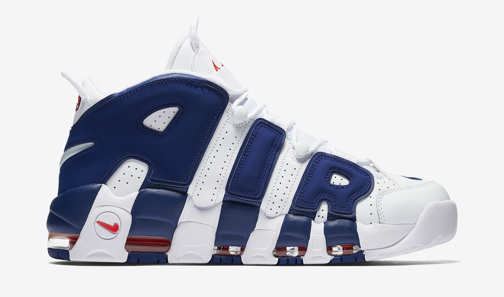 Nike Air More Uptempo Knicks 921948-101 Medial