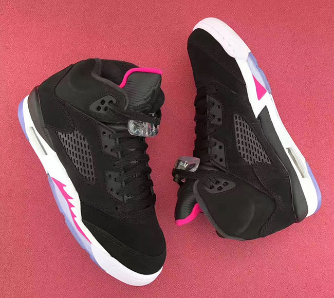 Air Jordan 5 GS Deadly Pink Release Date Medial 440892-029