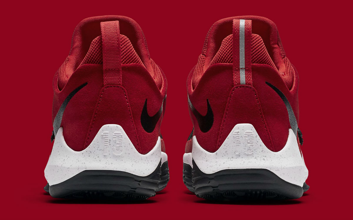 Nike PG1 University Red Release Date Heel 878628-602