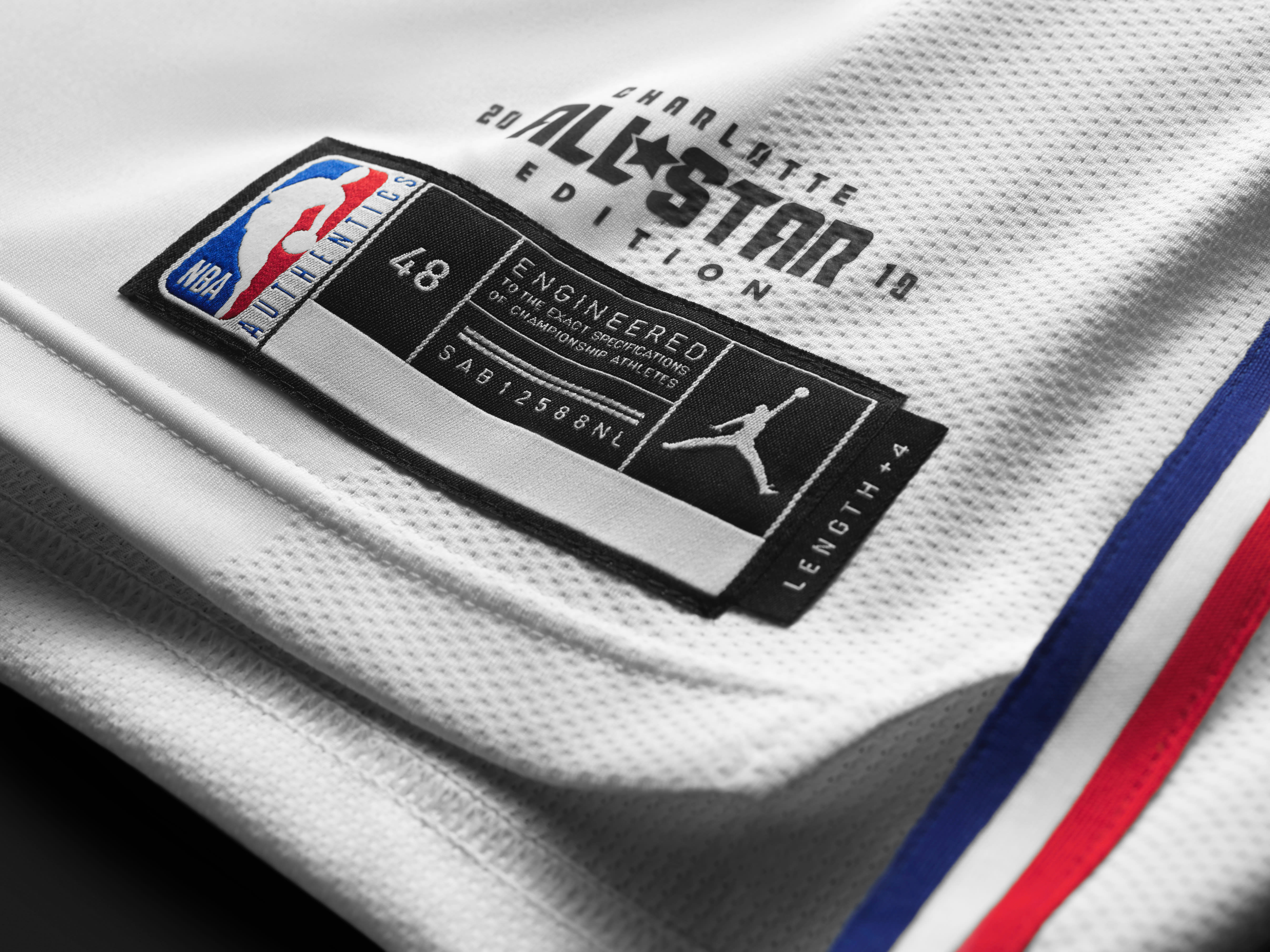 Jordan All-Star Uniform 2019 White Tag