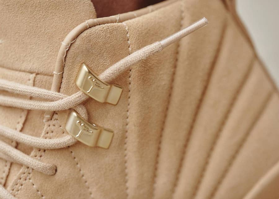 Jordan 12 vachetta tan on sale on feet