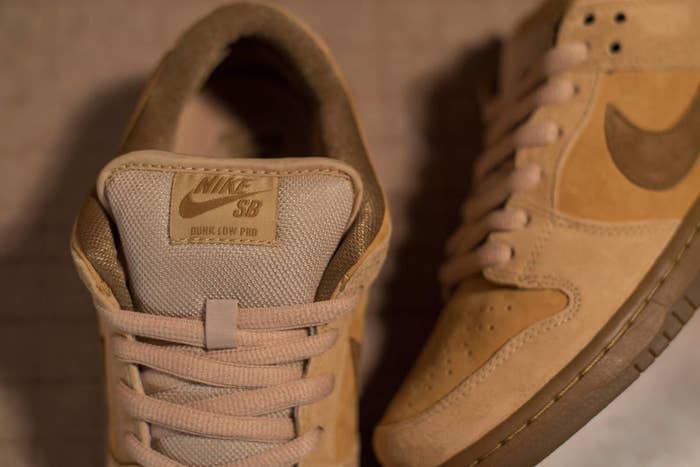 Wheat Nike SB Dunk Low Reese Forbes 2017 Tongue