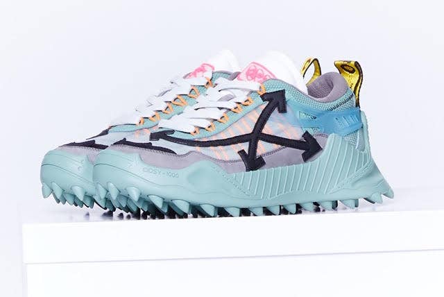 Off white best sale floral sneakers