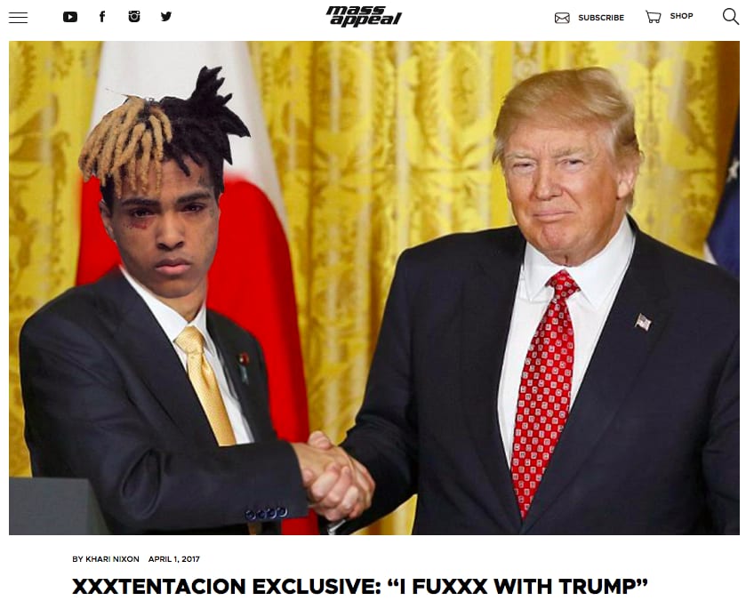 XXXTentacion and Donald Trump