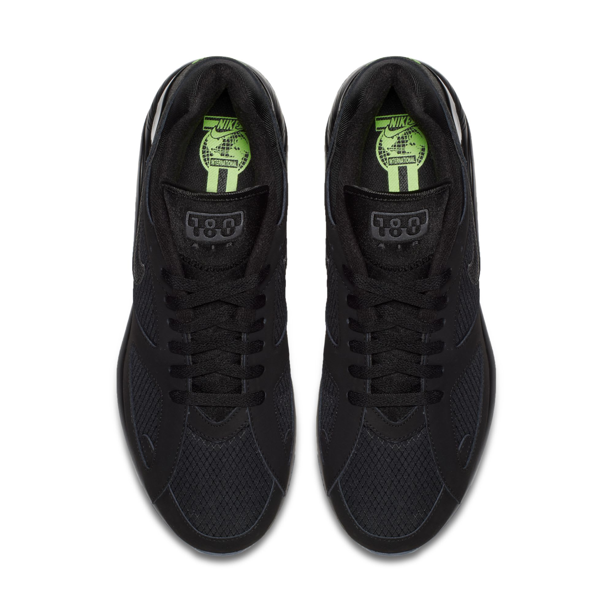 Nike Air Max 180 &#x27;Black/Black-Volt&#x27; (Top)