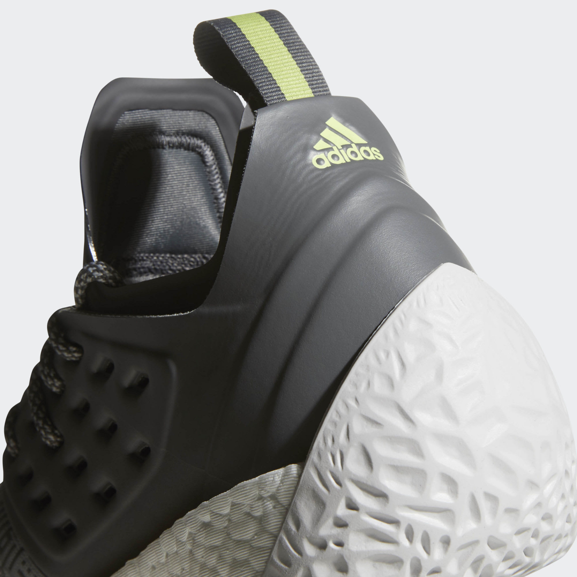 Adidas Harden Vol. 2 Concrete Grey Release Date AH2122 Heel