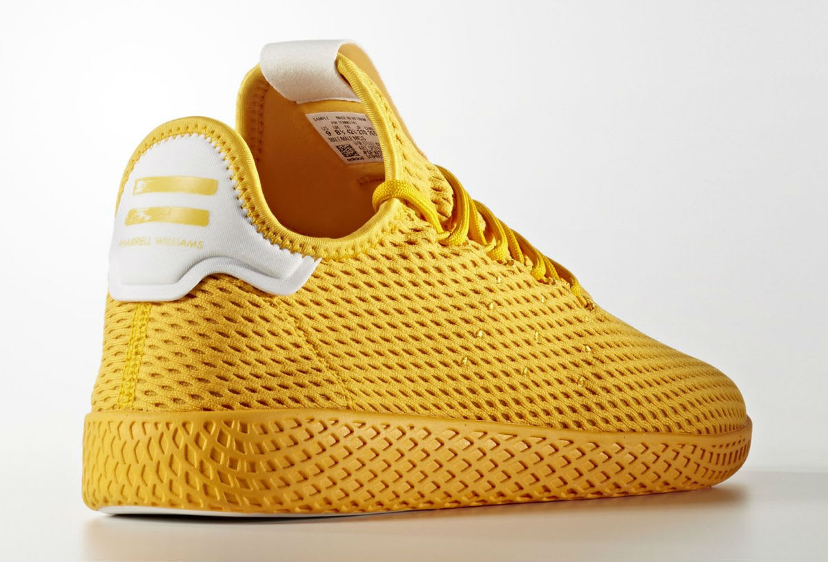 Pharrell x Adidas Tennis HU Yellow Heel
