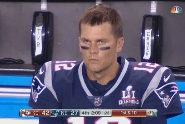 Angry Tom Brady meme.