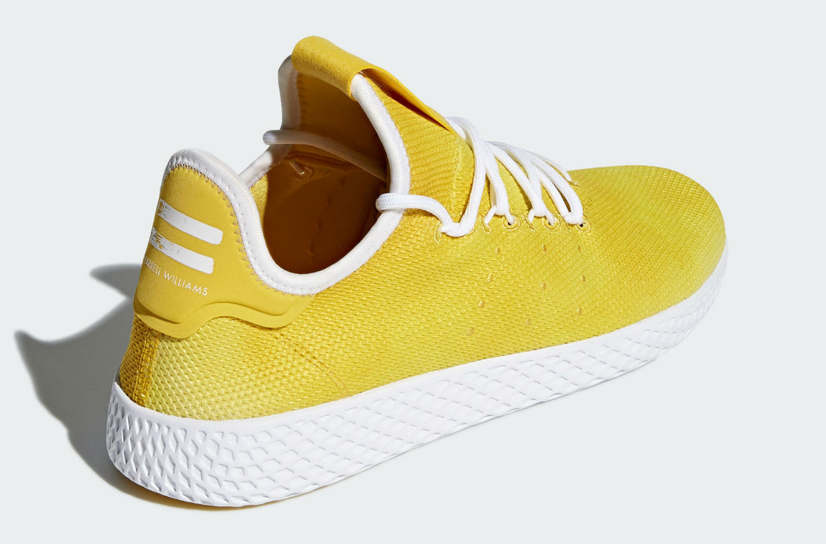 Pharrell x Adidas Tennis Hu Holi Bright Yellow Release Date DA9617 Back