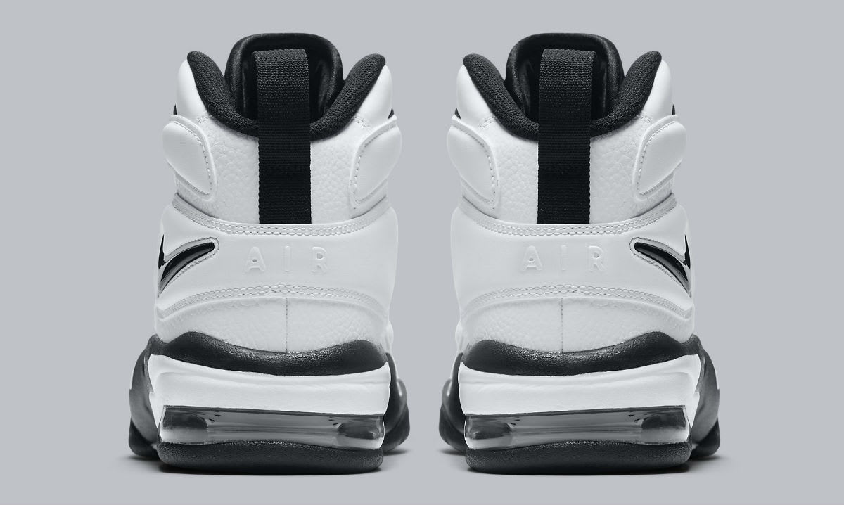 Nike Air Max2 Uptempo White/Black Release Date Heel 922934-102