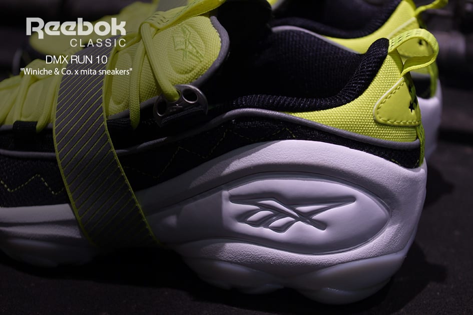 Winiche &amp; Co x Mita Sneakers x Reebok DMX Run 10 (Heel)