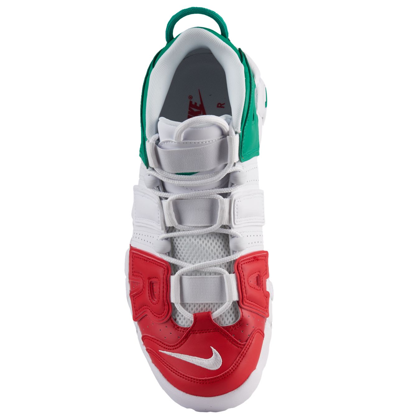 Nike Air More Uptempo &#x27;Italy&#x27; University Red/Lucid Green/White (Top)