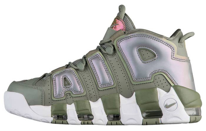 Nike Air More Uptempo Women&#x27;s Dark Stucco Release Date Medial 917593-001