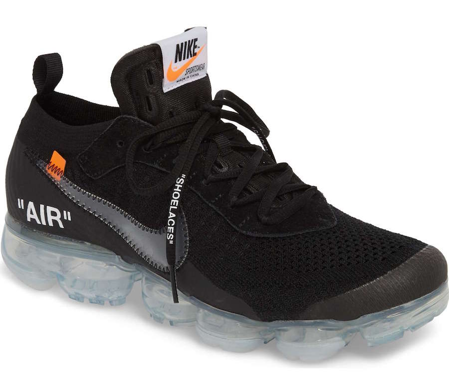 Off-White x Nike Air VaporMax Black Release Date AA3831-002 Front