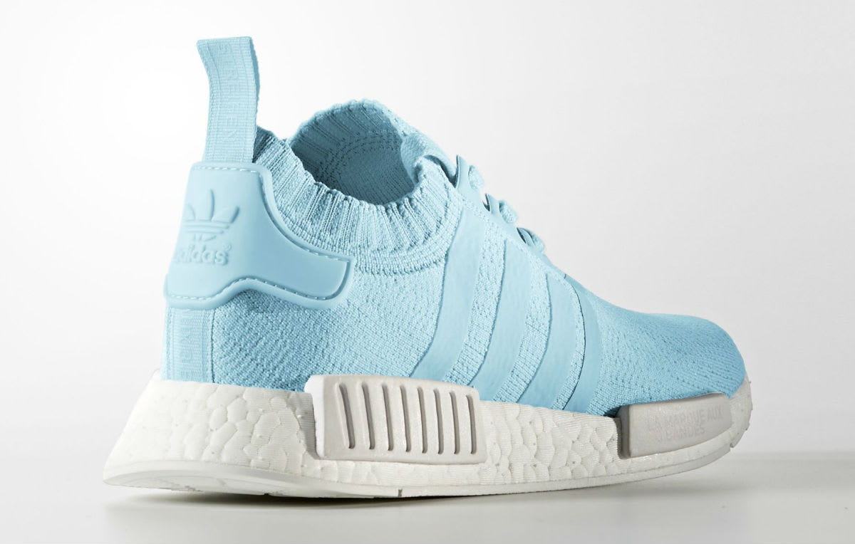 Adidas NMD R1 Primeknit Ice Blue Release Date Lateral BY8763