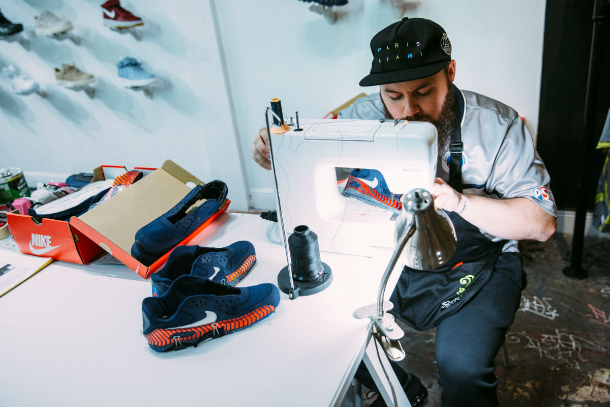 Custom Nike Air Max 90s Celebrate PSG's Miami Tour