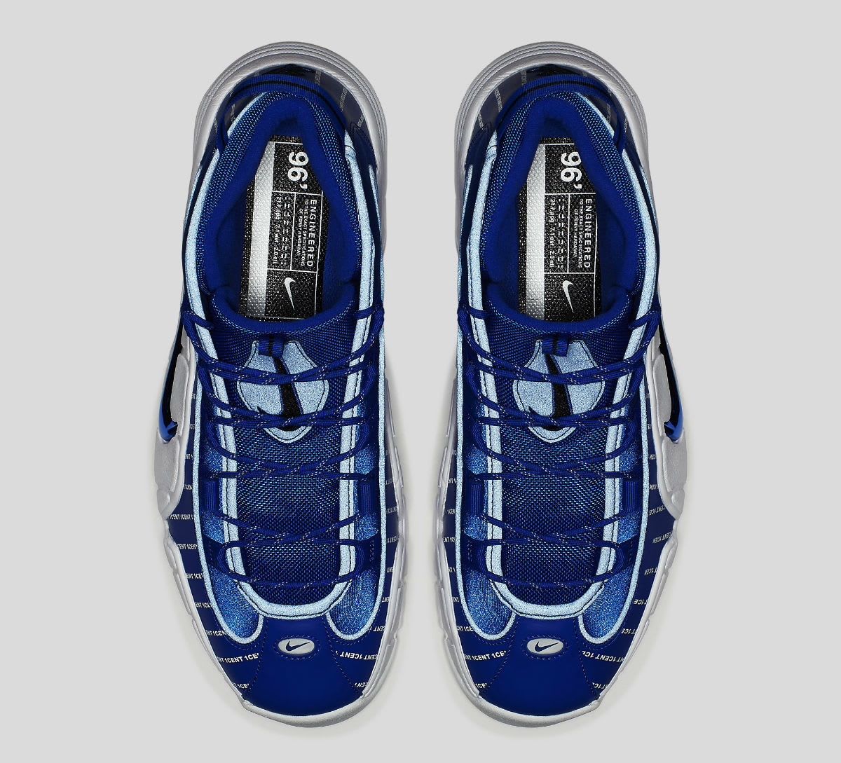 Nike Air Max Penny 1 Pinstripe 96 Royal Release Date AV7948-400 Top