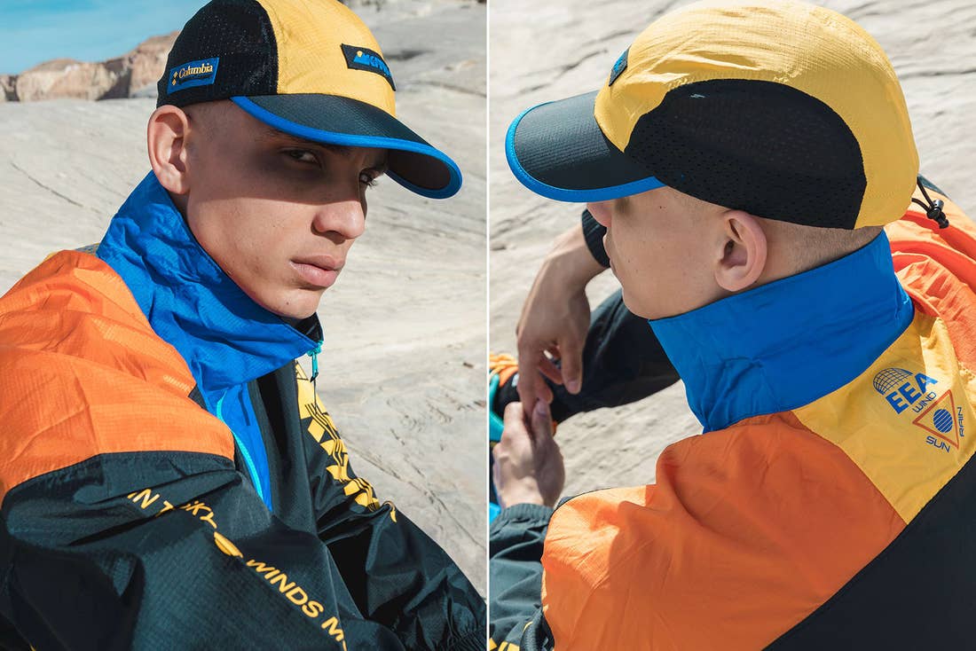 Kith x columbia hot sale santa anna windbreaker