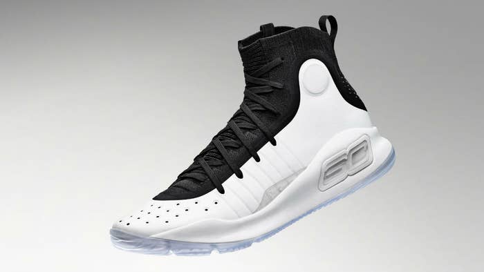 Under Armour Curry 4 Black/White Release Date 1298306-007