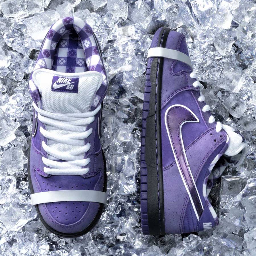 Concepts x nike on sale sb dunk purple lobster