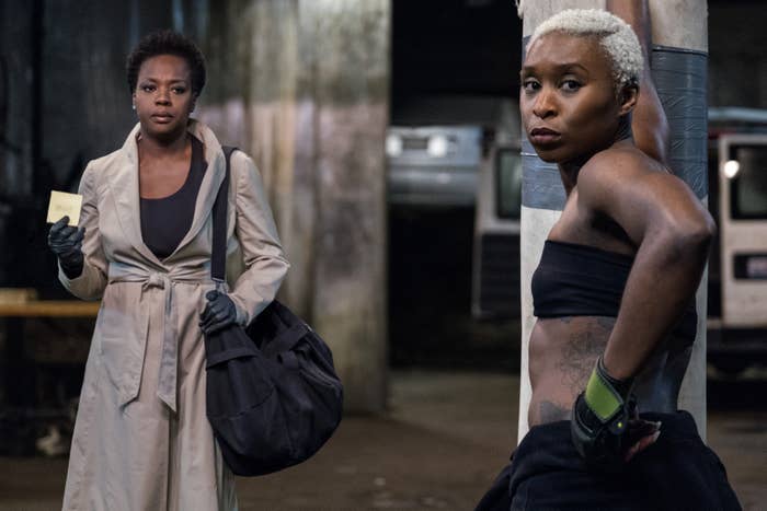 Viola Davis and Cynthia Erivo in 'Widows'