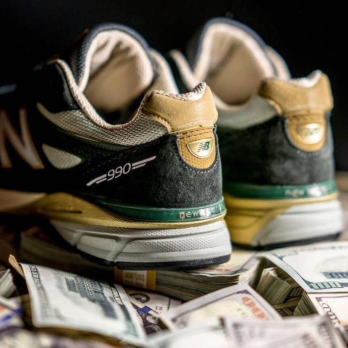 YCMC x New Balance 990v4 &#x27;Benjamin Bread&#x27; (Heel)