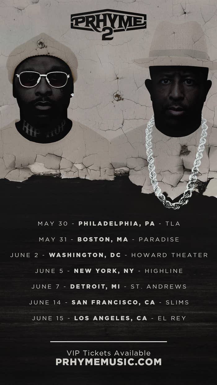 PRhyme tour dates