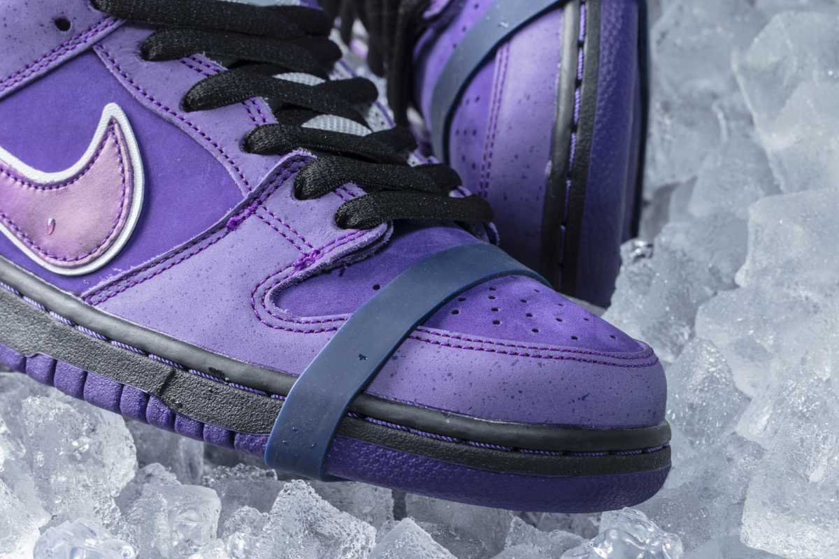 Concepts x Nike SB Dunk Low Purple Lobster Release Date Toe