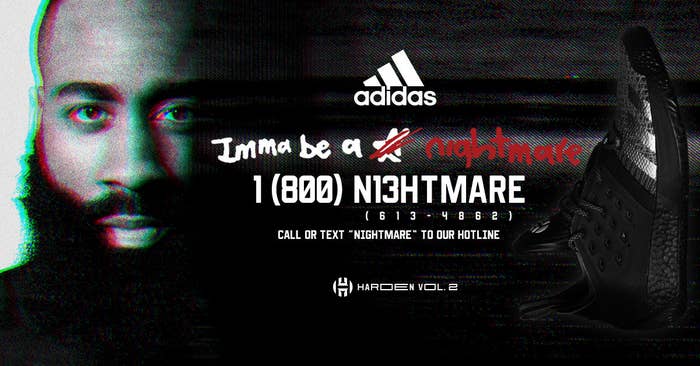 Adidas Harden Vol. 2 Nightmare Release Date F34361 Hotline