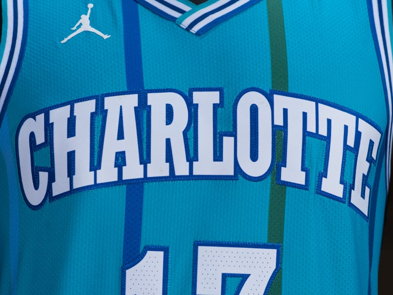 Charlotte Hornets Nike Classic Edition Throwback Jersey 5
