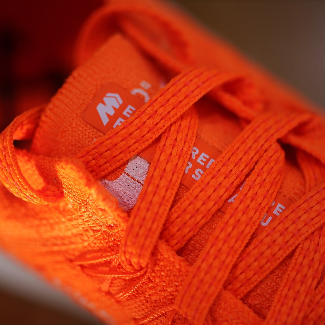 Off-White x Nike Zoom Fly Mercurial Flyknit Total Orange Release Date AO2115-800 Tongue