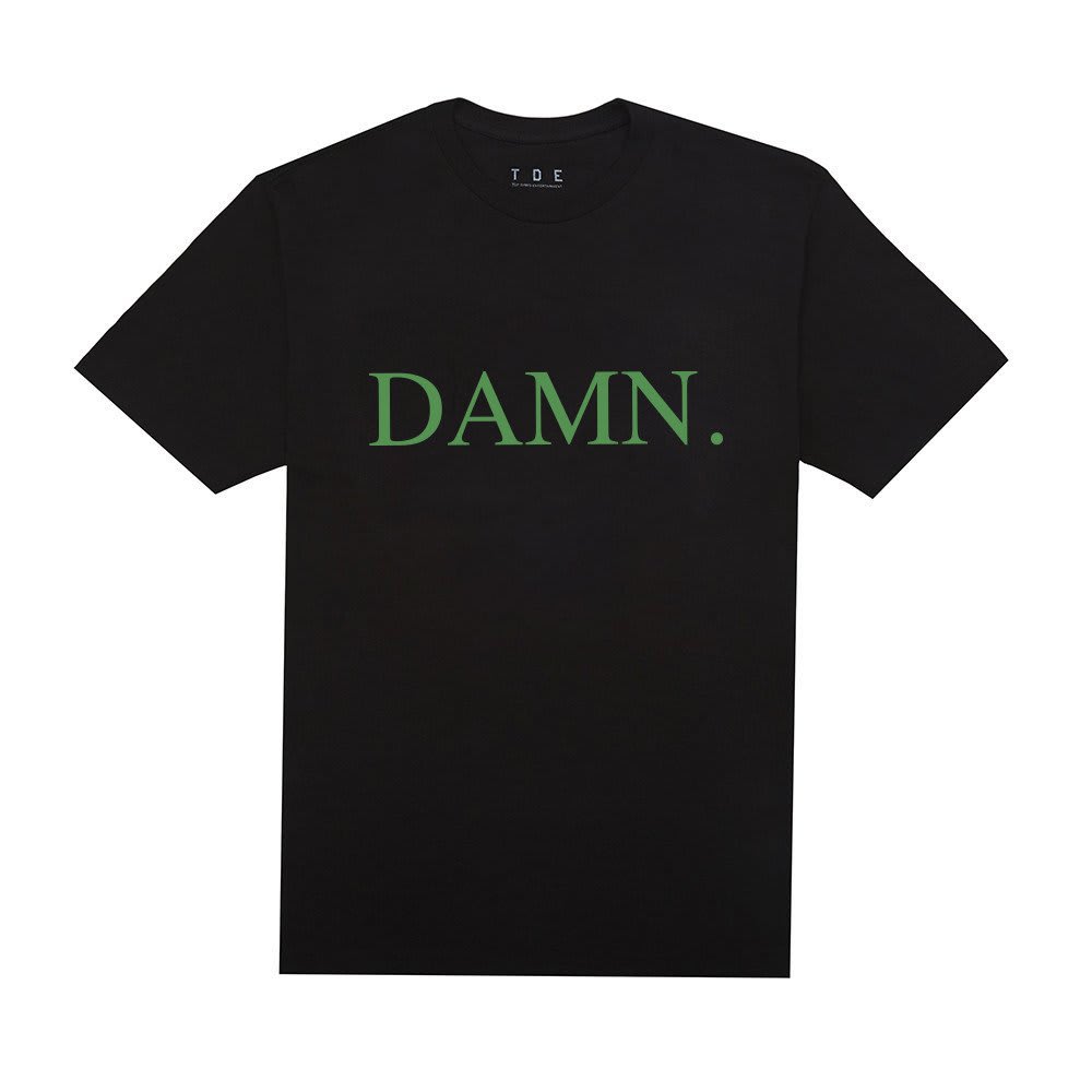 TDE Kendrick Lamar Album DAMN. オフィシャルT Mトップス - Tシャツ