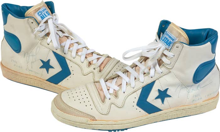 Michael Jordan Game-Worn Converse Fastbreak High 1982 Left