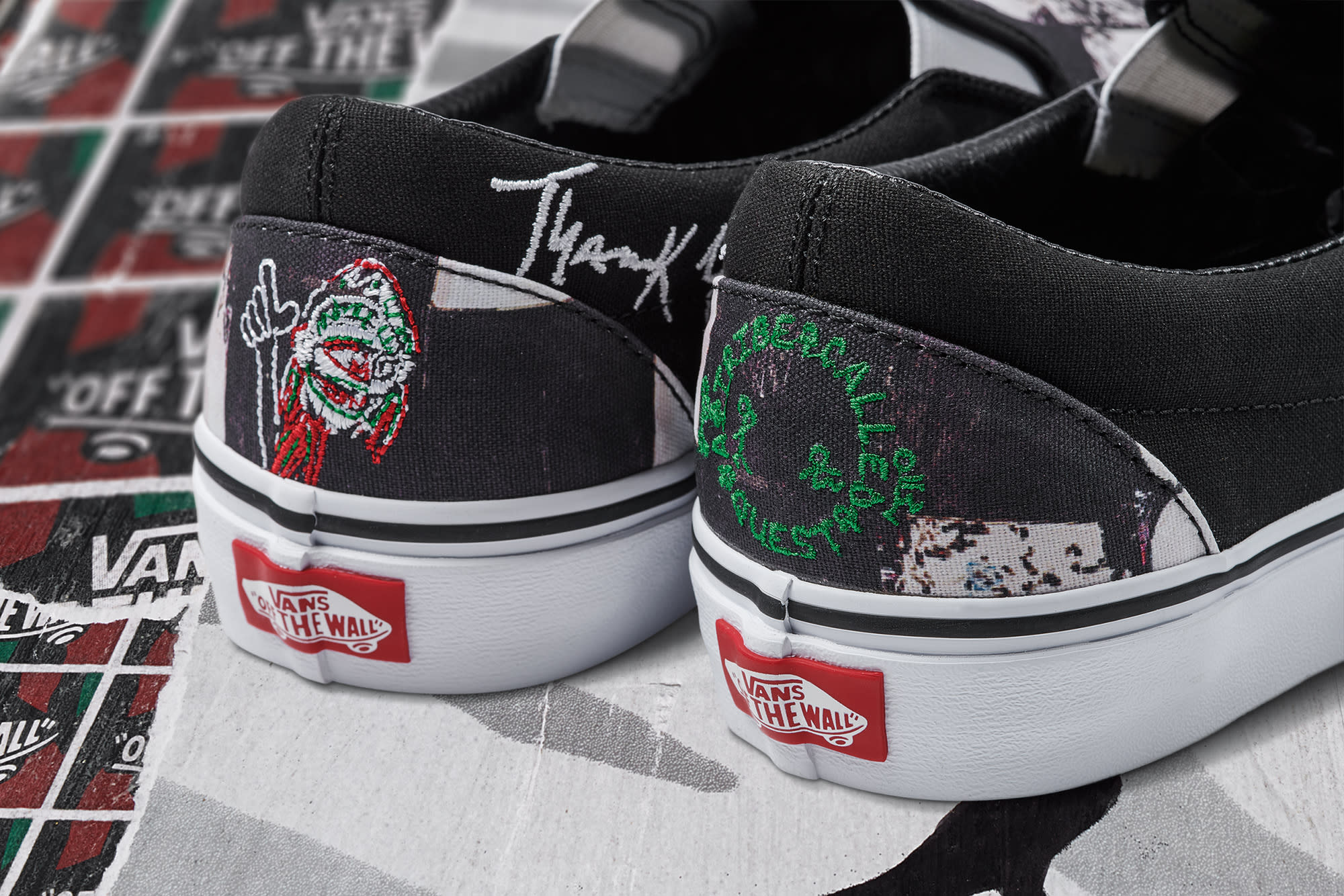 A Tribe Called Quest x Vans Slip-On (Detail)