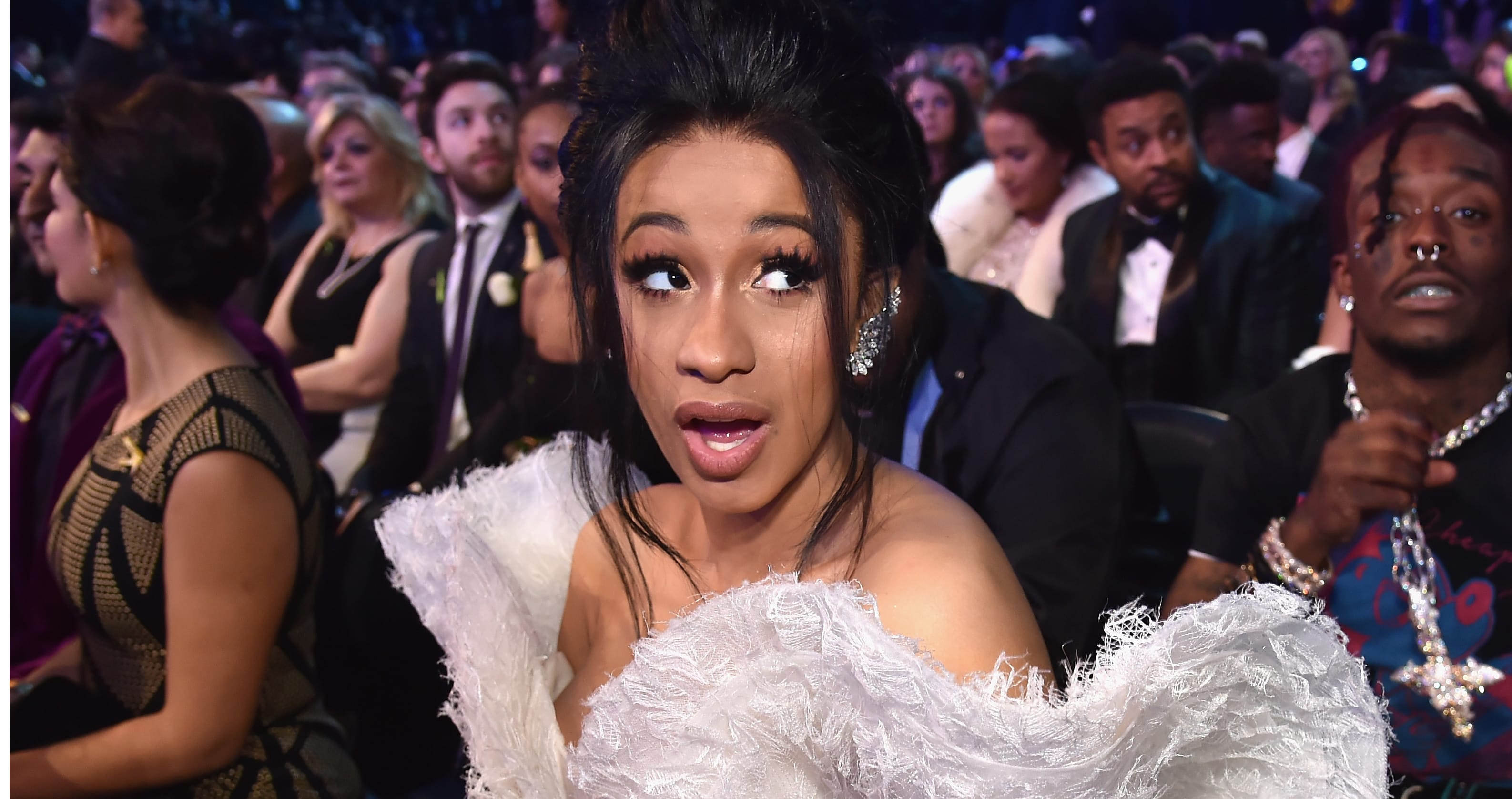 Cardi B attends the 60th Annual GRAMMY Awards