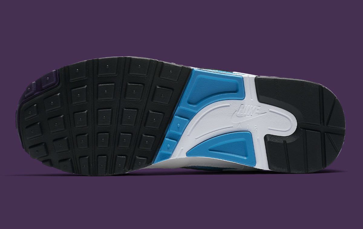 Nike Air Skylon 2 White Black Blue Lagoon Grand Purple Release Date AO1551-100 Sole