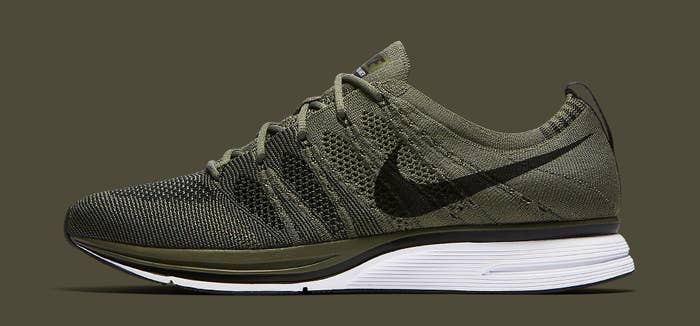Nike Flyknit Trainer Olive AH8396-200 Profile