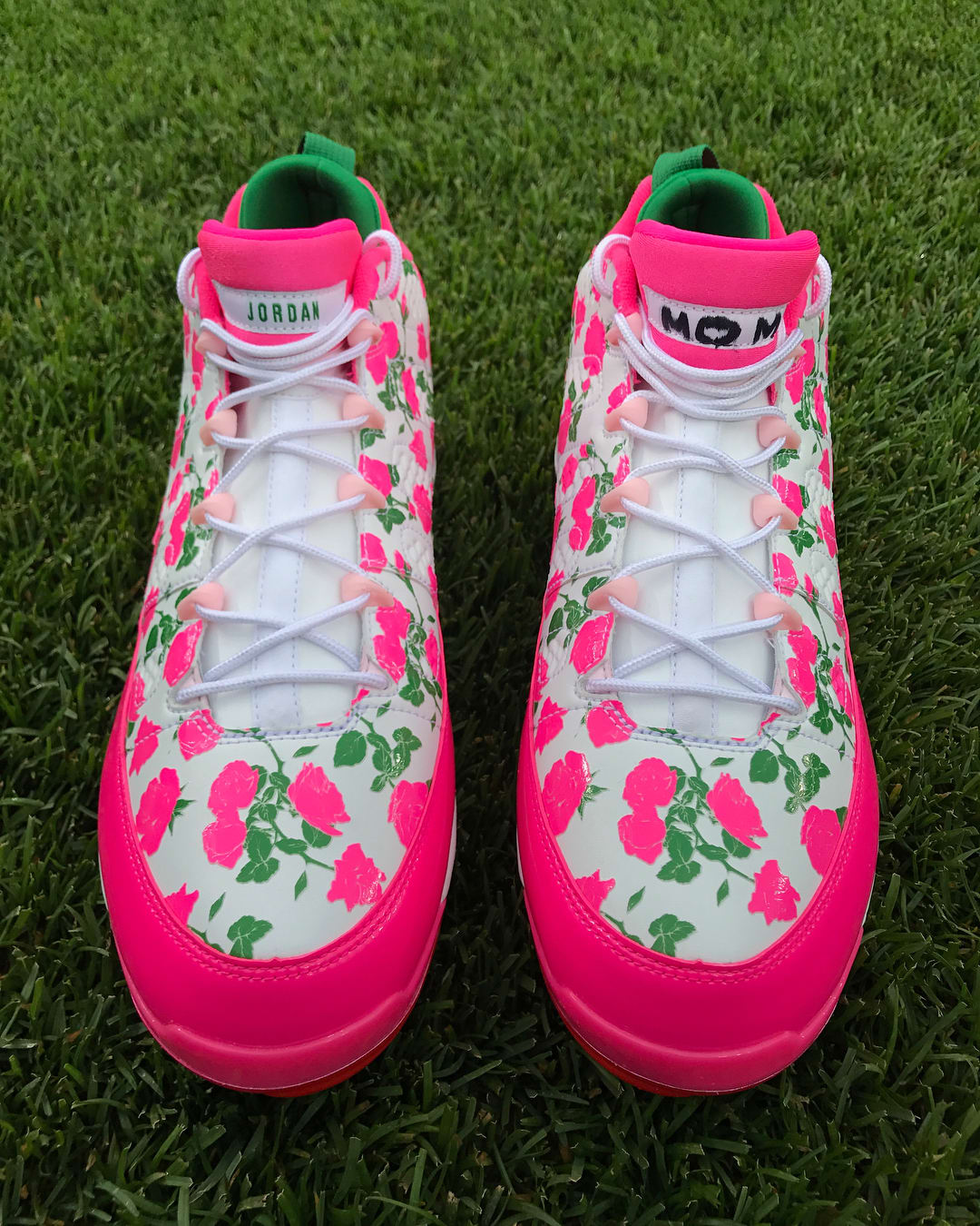 Air Jordan 9 Low Mother&#x27;s Day Manny Machado PE Front