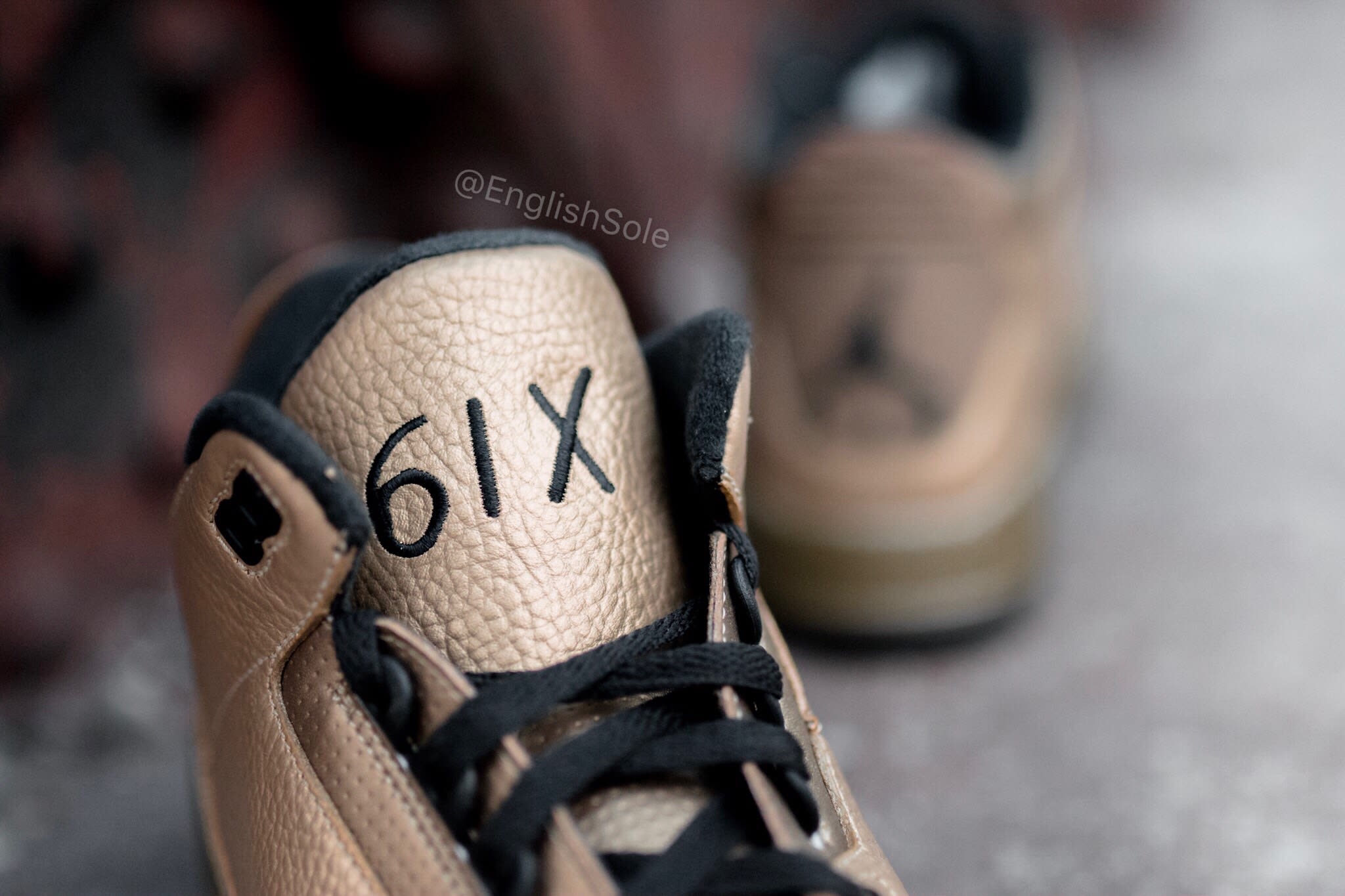 OVO x Air Jordan 3 &#x27;6ix&#x27; (Tongue)