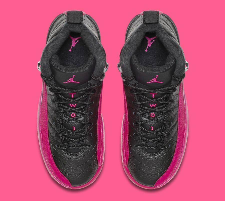 Jordan 12 black pink 2025
