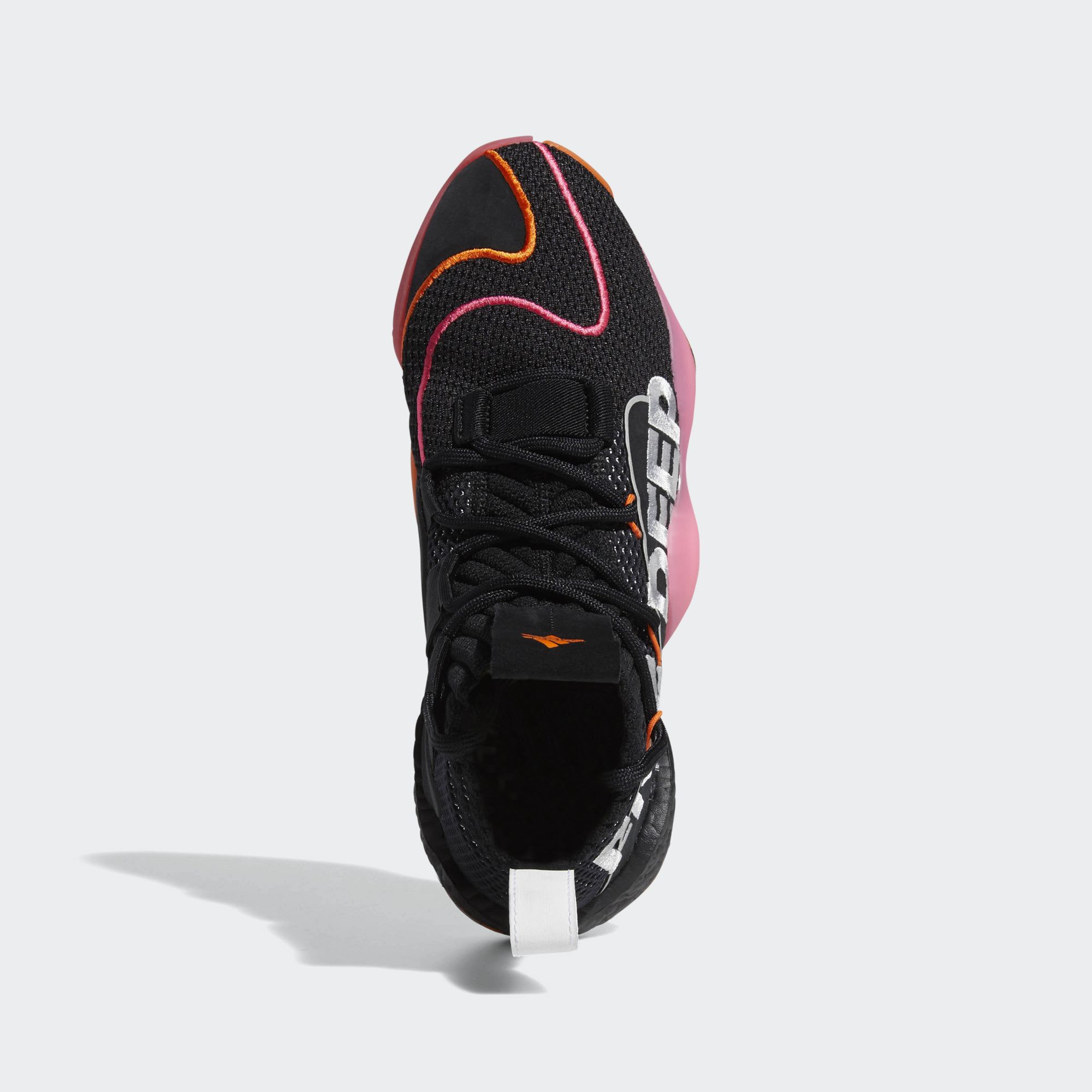 Adidas Crazy BYW X PE &#x27;Wall Way&#x27; Core Black/Footwear White/Orange (Top)
