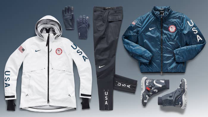 Nike Team USA Medal Stand Apparel Collection 2018 Winter Olympics (Womens)