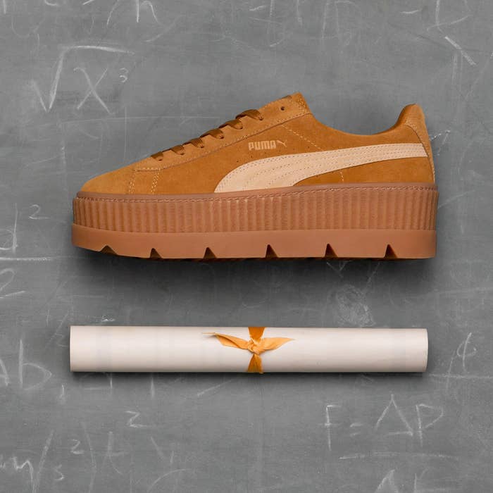 Rihanna Puma Fenty Suede Cleated Creeper Golden Brown Release Date (1)