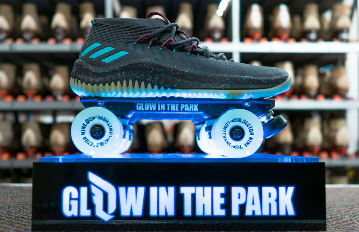 Adidas Dame 4 Glow in the Park Release Date CQ1254 Skates Profile