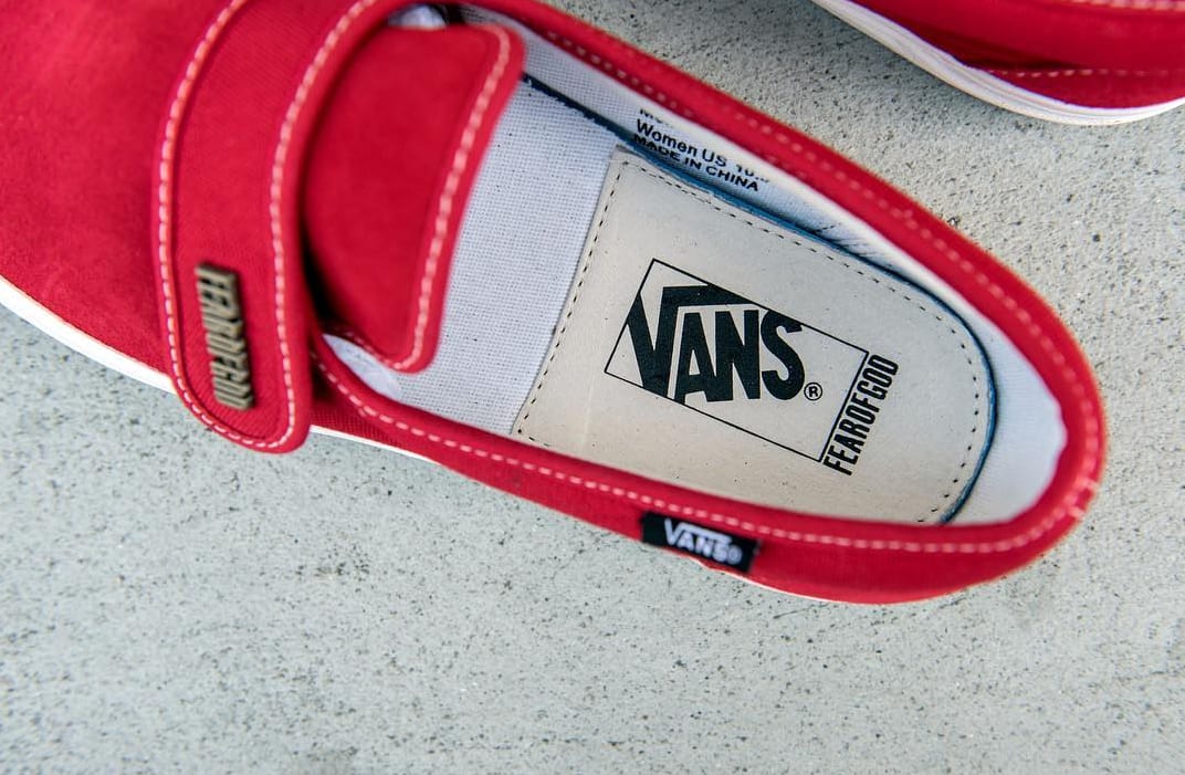 Fear of God Vans Style 147 Red