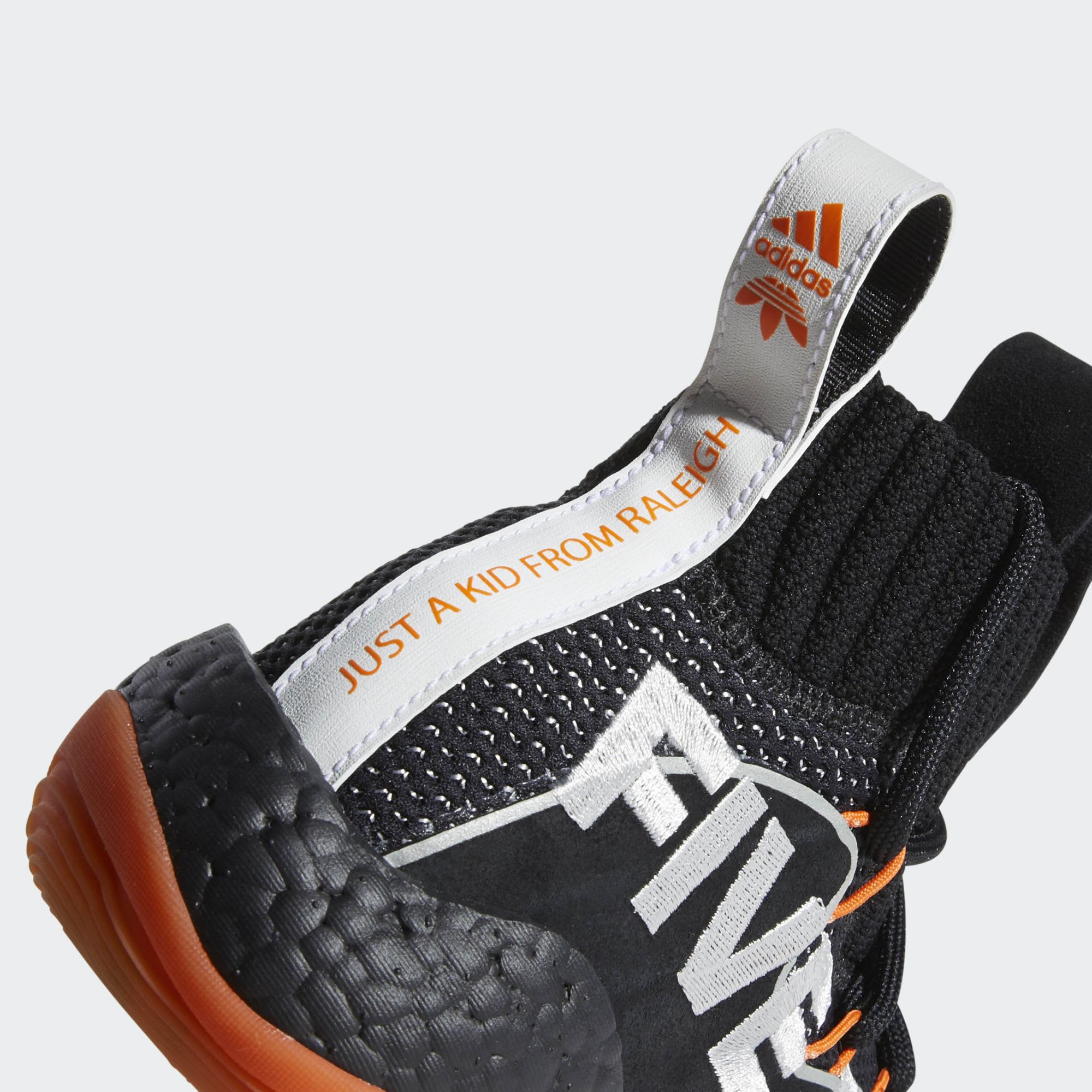 Adidas Crazy BYW X PE &#x27;Wall Way&#x27; Core Black/Footwear White/Orange (Heel)