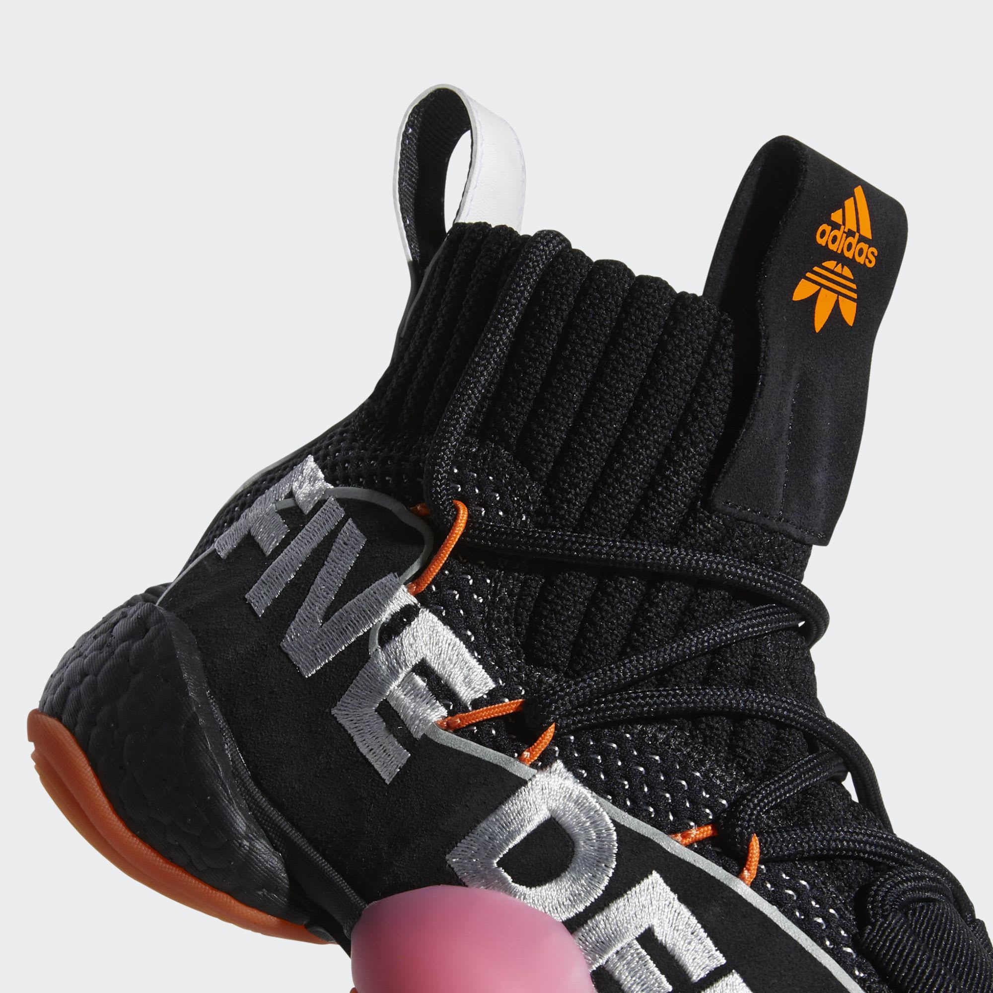 Adidas Crazy BYW X PE &#x27;Wall Way&#x27; Core Black/Footwear White/Orange (Tongue)