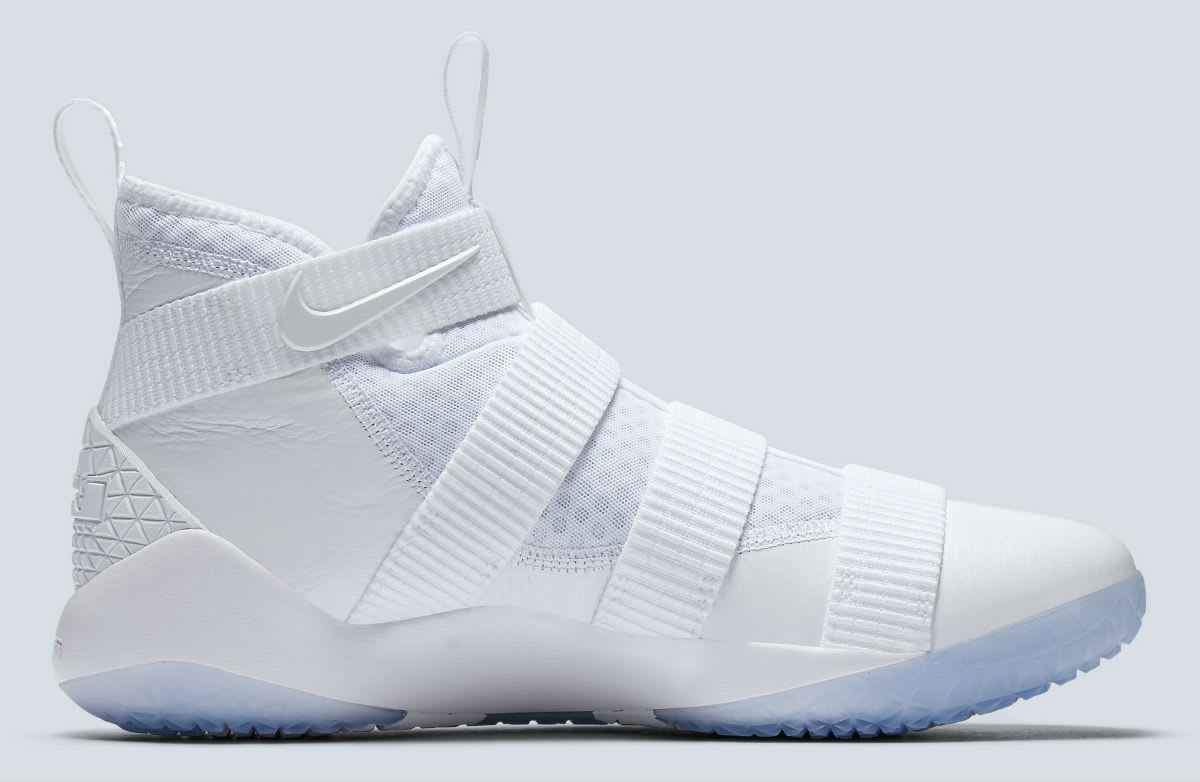 Nike LeBron Soldier 11 White Release Date Medial 897644-103