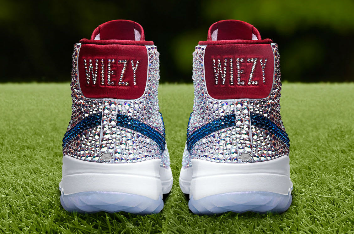 Michelle Wie Swarovski Crystal Nike Blazer Golf Shoes Heel