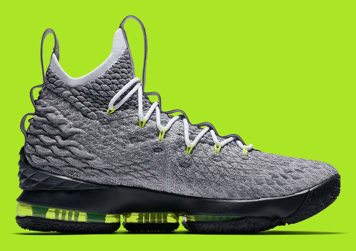 Nike LeBron 15 Air Max 95 Neon Release Date AR4831-001 Medial